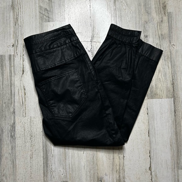 Helmut Lang Tappered Abrade Coating Pants Size 0 - Picture 6 of 7